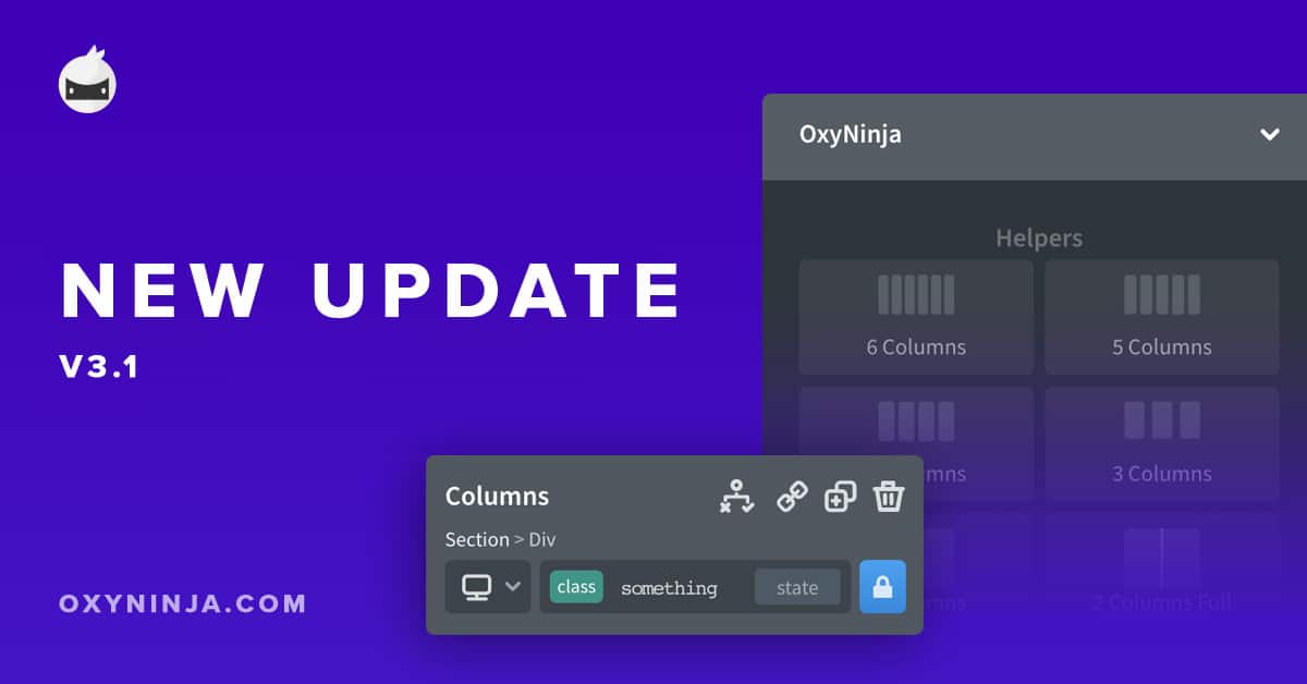 OxyNinja Update 3.1 - New features and bug fixes
